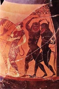 Szatírok és bakkhánsnők, Dionüszosz kísérői